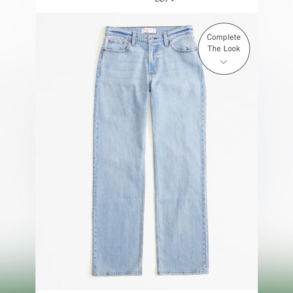 Abercrombie the baggy low rise jean